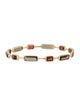 Ippolita 18K Garnet and Smoky Quartz Rock Candy Bangle Bracelet