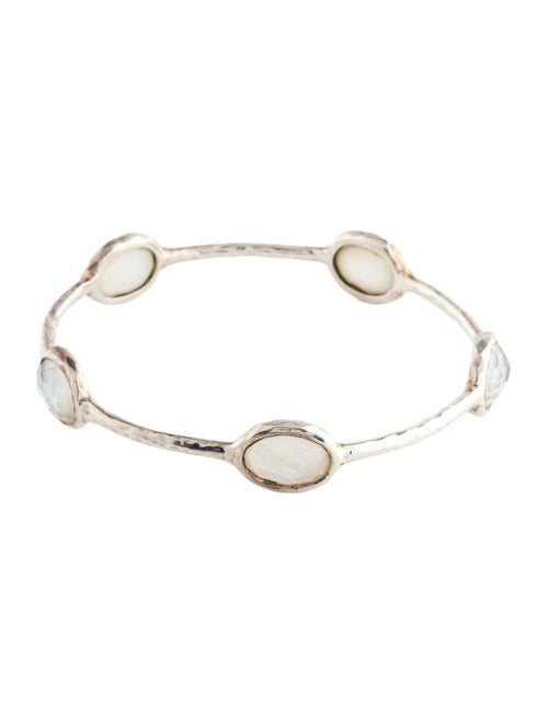 Ippolita Mother of Pearl & Quartz Doublet 5-Stone Bangle