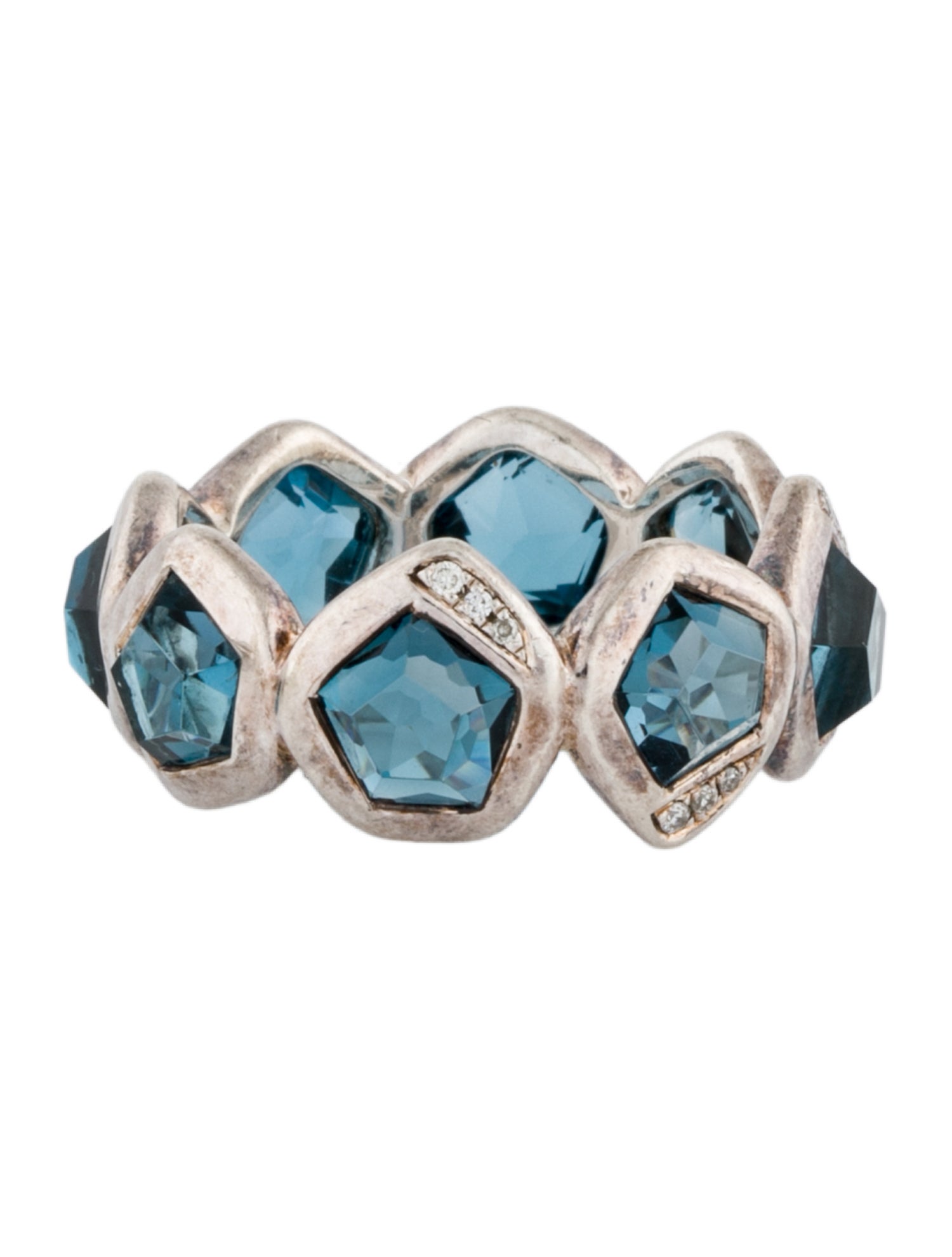 Ippolita Topaz & Diamond Wicked Ring