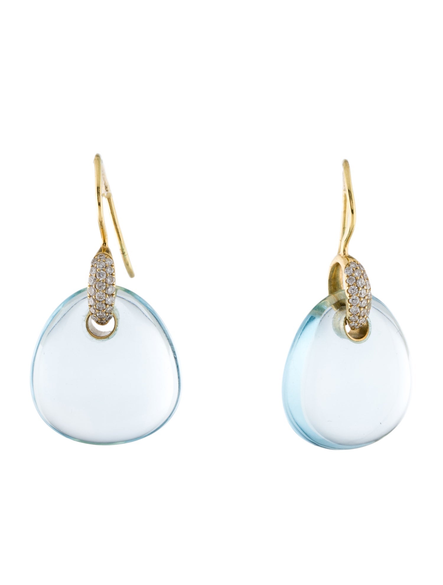 Vivienne Westwood Crystal Darianne Padlock Earrings - Gold