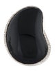Ippolita Onyx & Diamond Bean Scultura Cocktail Ring