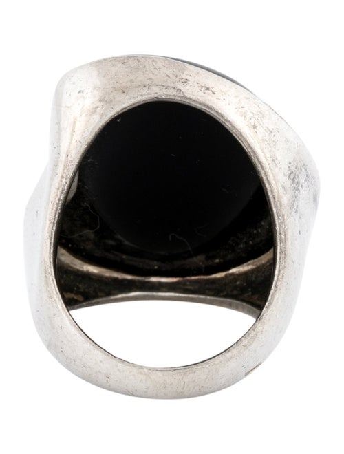 Ippolita Onyx & Diamond Bean Scultura Cocktail Ring