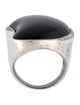 Ippolita Onyx & Diamond Bean Scultura Cocktail Ring