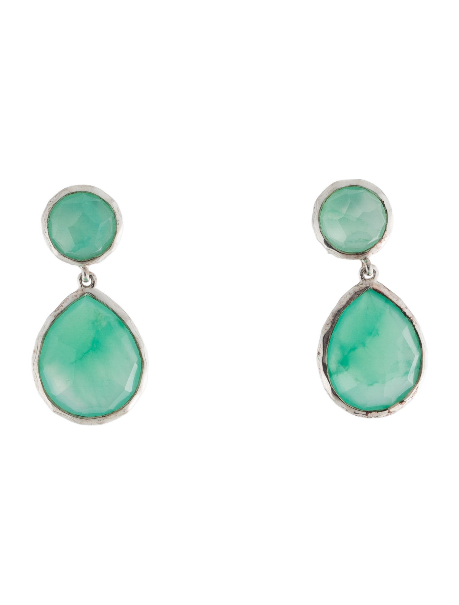 Ippolita Chrysoprase Snowman Drop Earrings