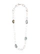 Ippolita Mother of Pearl Doublet Kidney Bean Station Necklace
