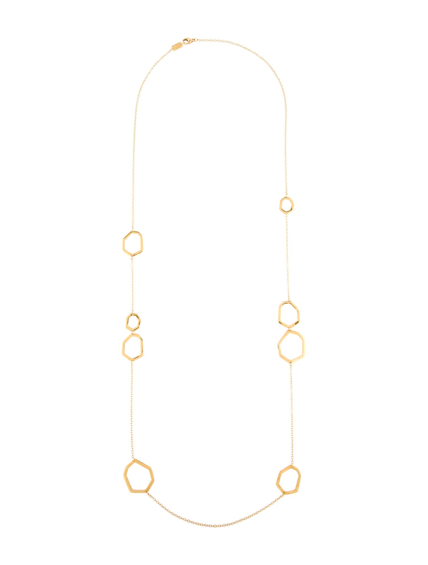 Ippolita 18K Open Frame Long Station Necklace