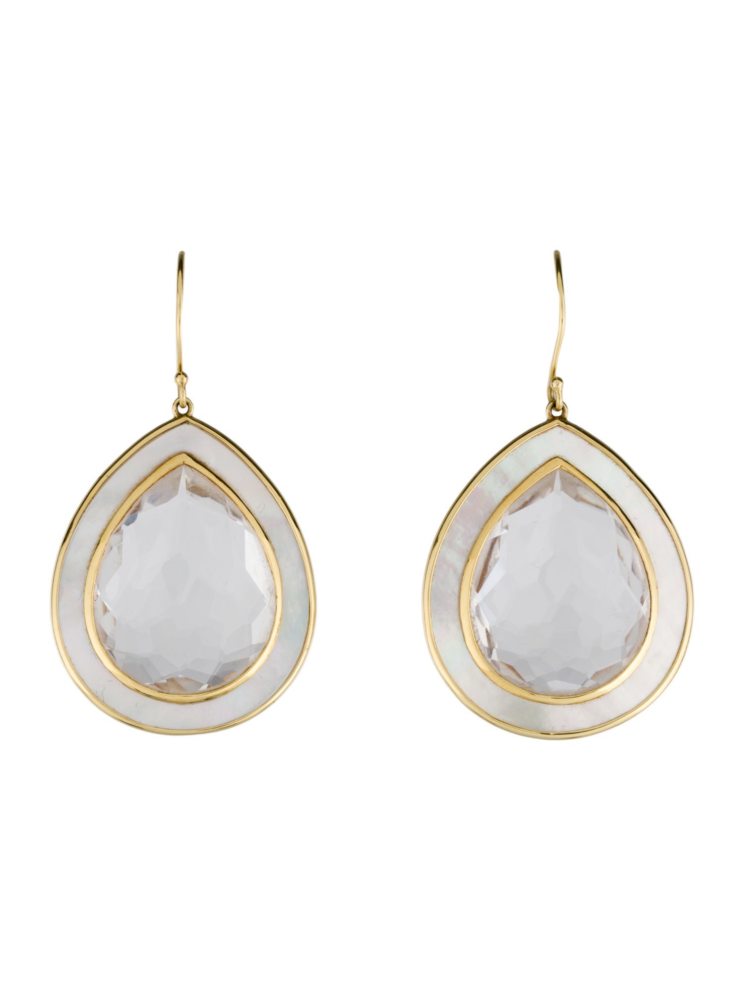 Ippolita 18K Mother of Pearl & Quartz Ondine Drop Earrings