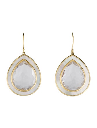 Ippolita 18K Mother of Pearl & Quartz Ondine Drop Earrings