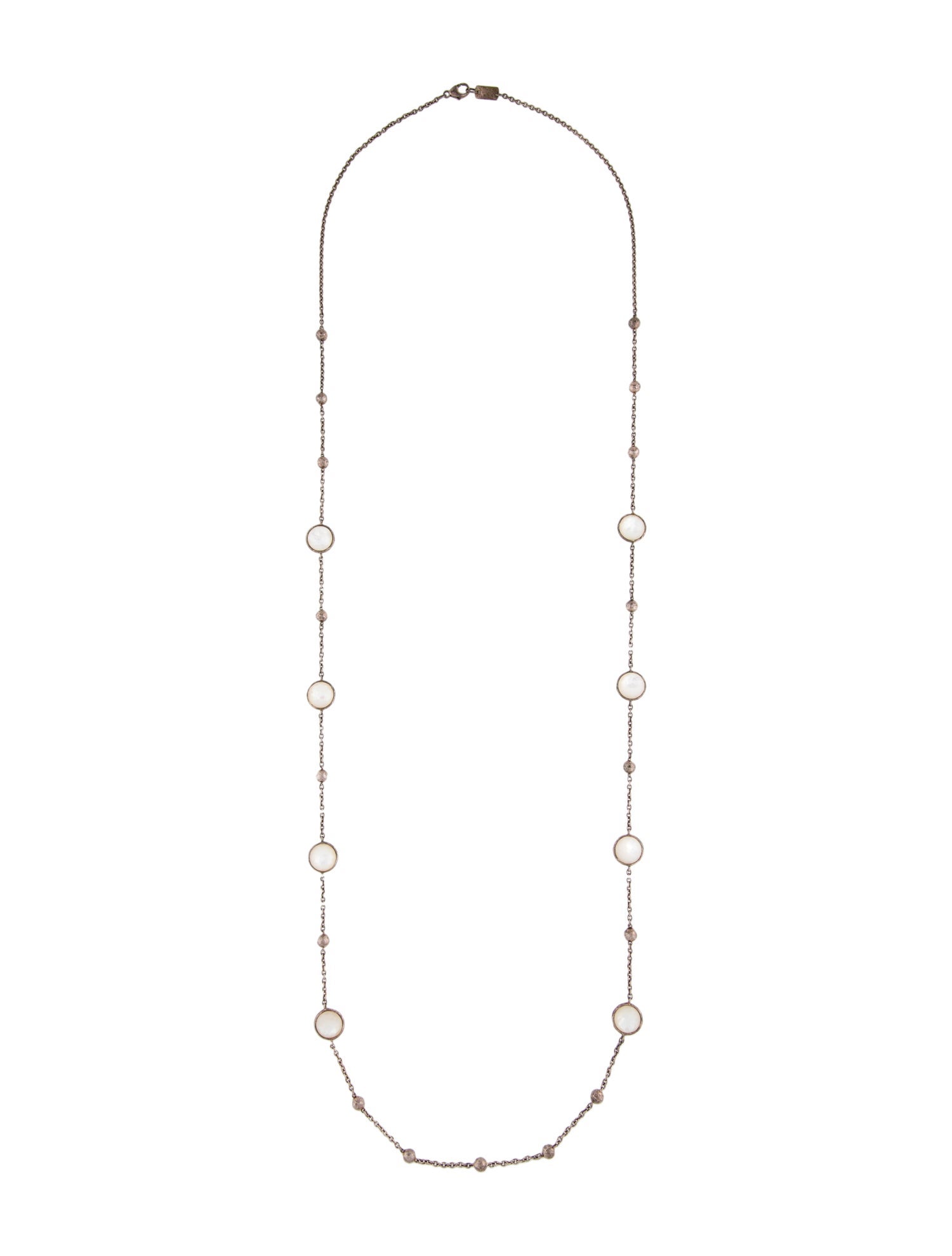 Ippolita Mother of Pearl & Quartz Doublet Mini Lollipop Ball Station Necklace
