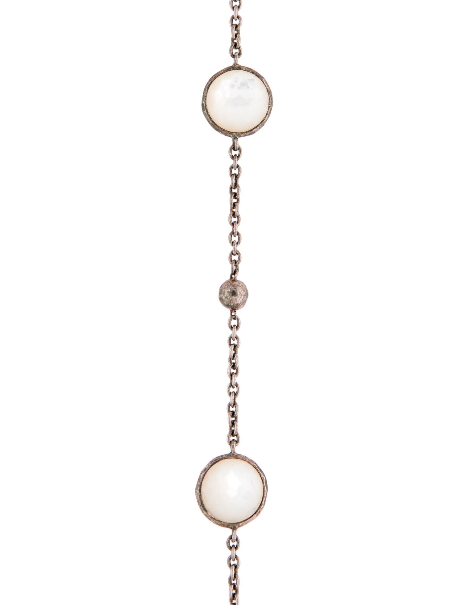 Ippolita Mother of Pearl & Quartz Doublet Mini Lollipop Ball Station Necklace