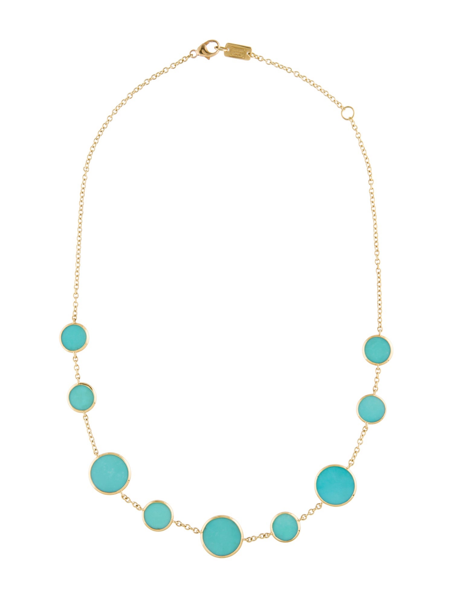Ippolita 18K Turquoise Station Necklace