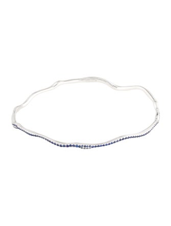 Ippolita 18K 1.57ctw Sapphire Coral Reef Bangle Bracelet