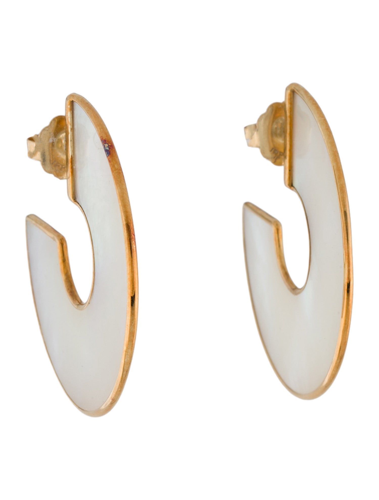 Ippolita Mother-of-Pearl Slice Hoop Earrings