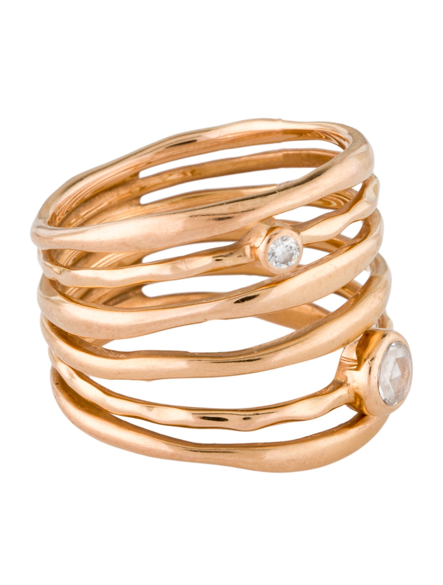 Ippolita 18K Diamond Movie Star Ring