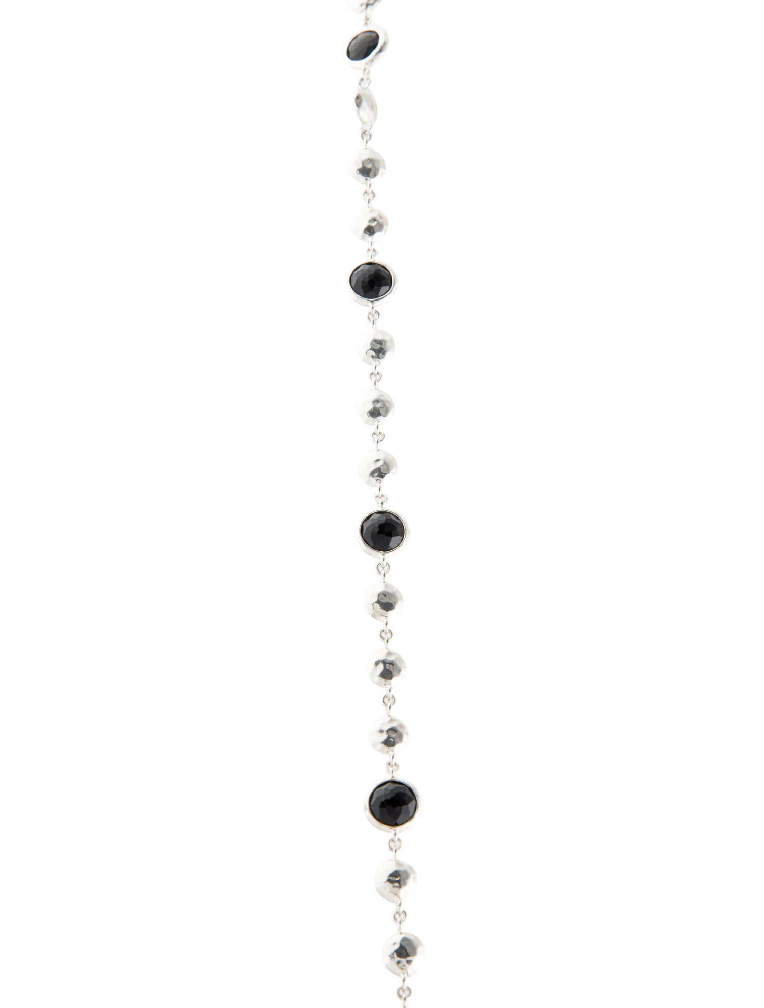 Ippolita Onyx Long Disc Station Necklace