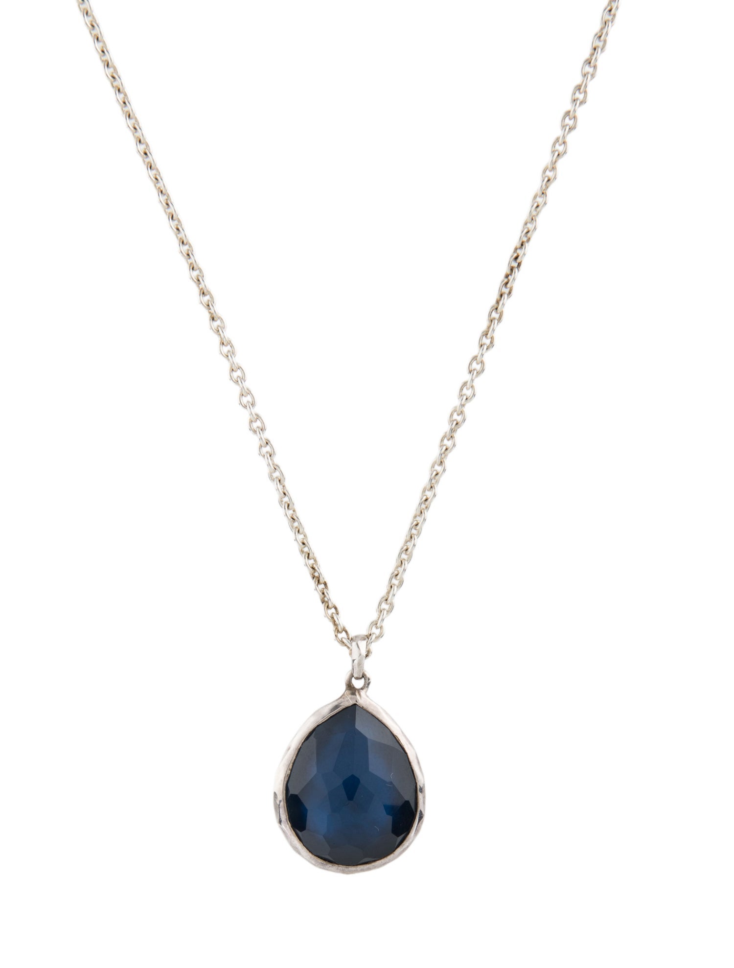 Ippolita Mother of Pearl & Quartz Teardrop Pendant Necklace