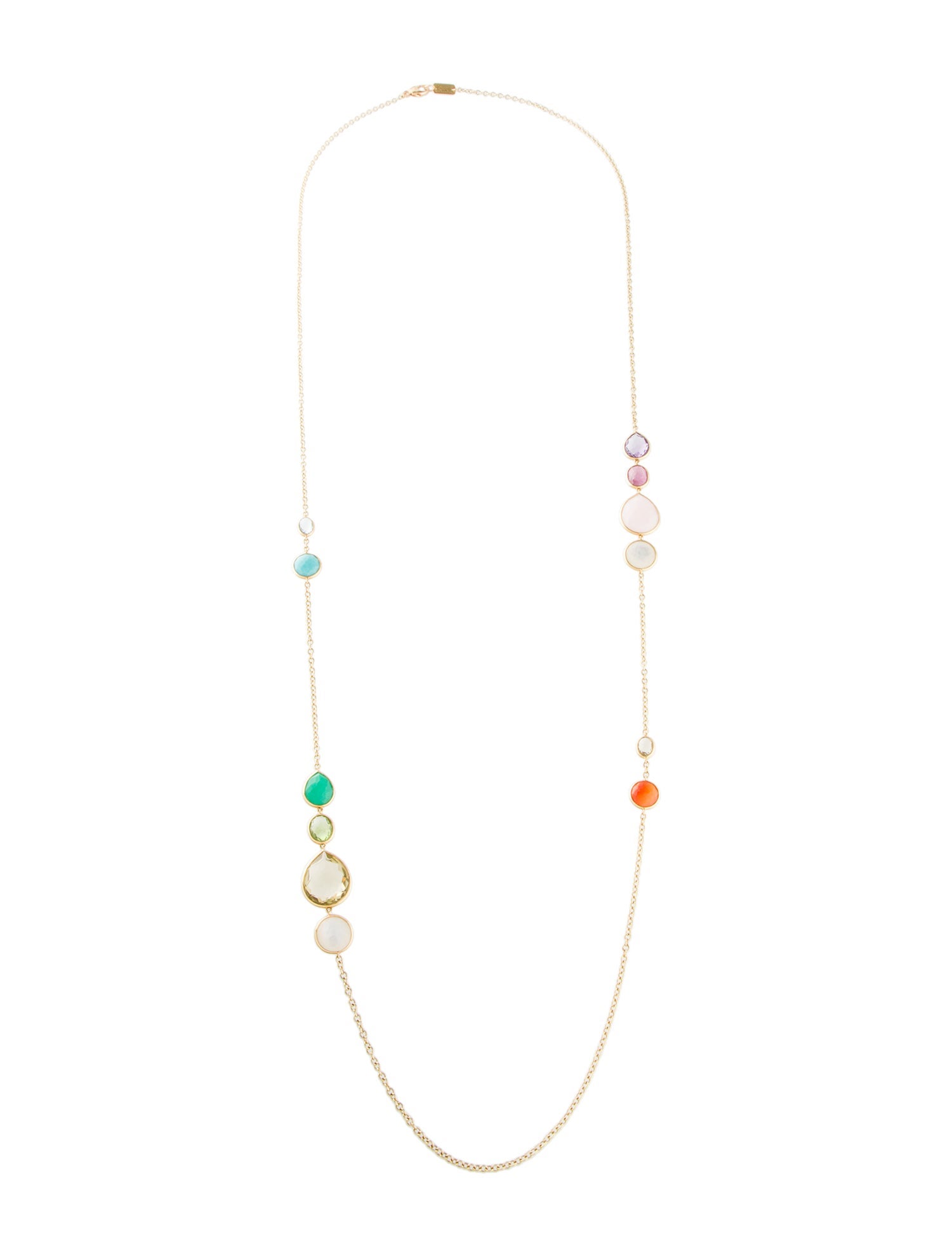 Ippolita 18K Mother of Pearl & Multistone Long Station Necklace