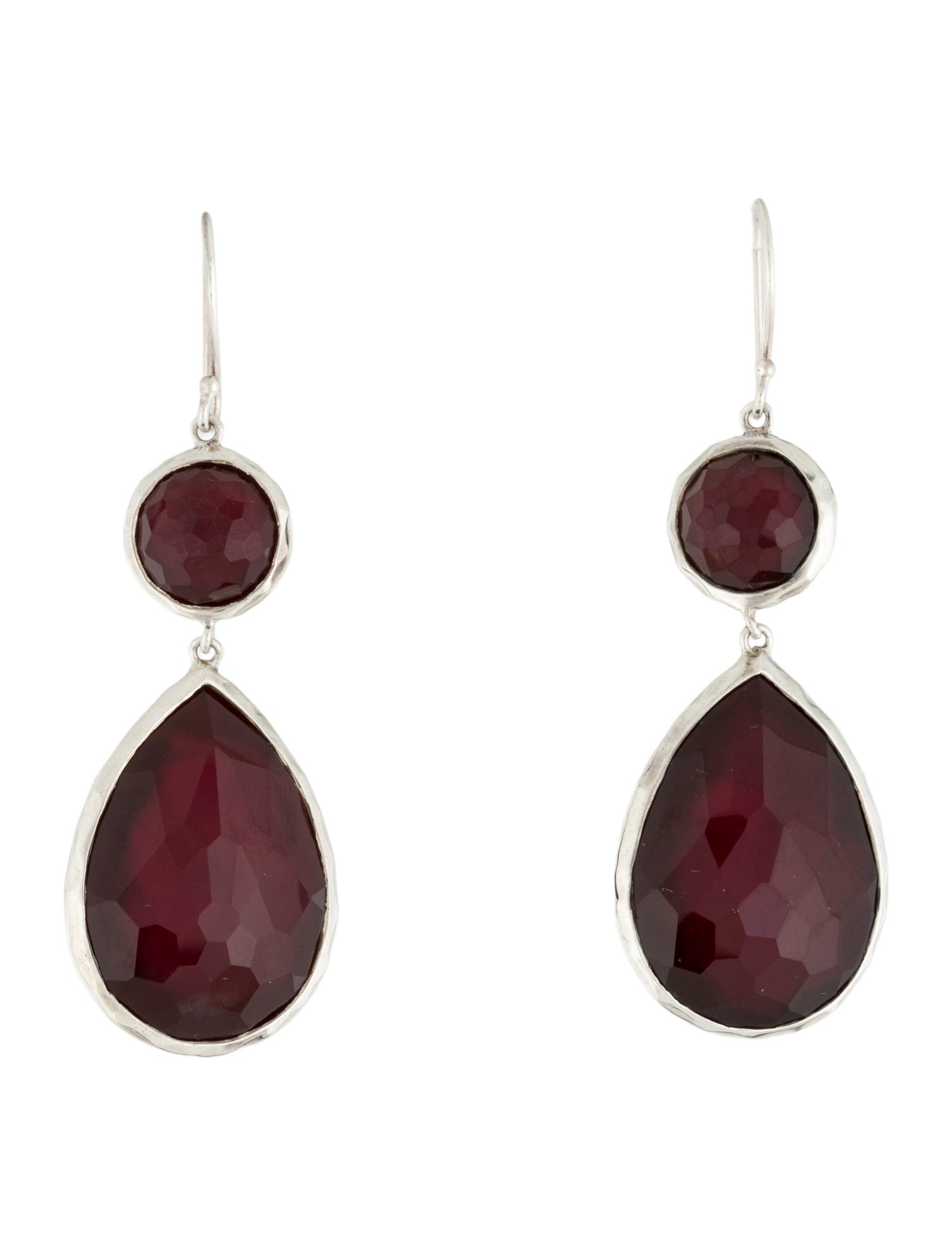 Ippolita Quartz & Mother of Pearl Triplet Snowman Teardrop Earrings