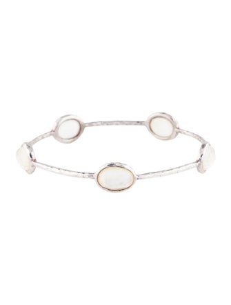 Ippolita Mother of Pearl & Quartz Doublet 5-Stone Bangle