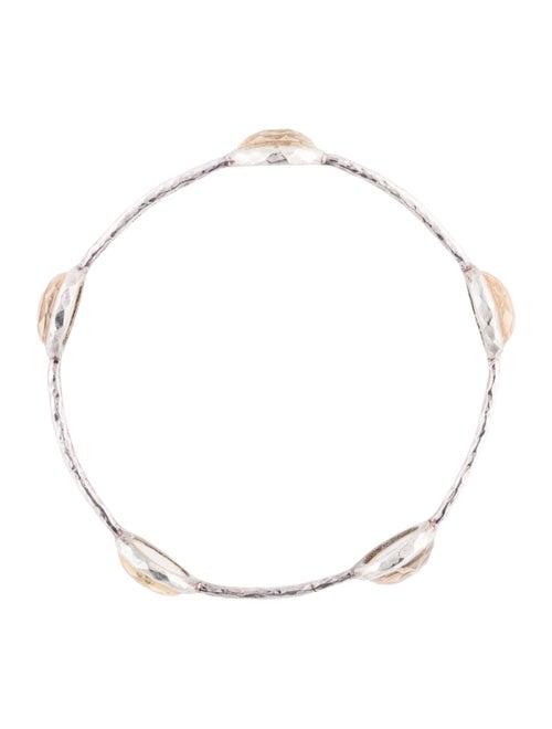 Ippolita Mother of Pearl & Quartz Doublet 5-Stone Bangle