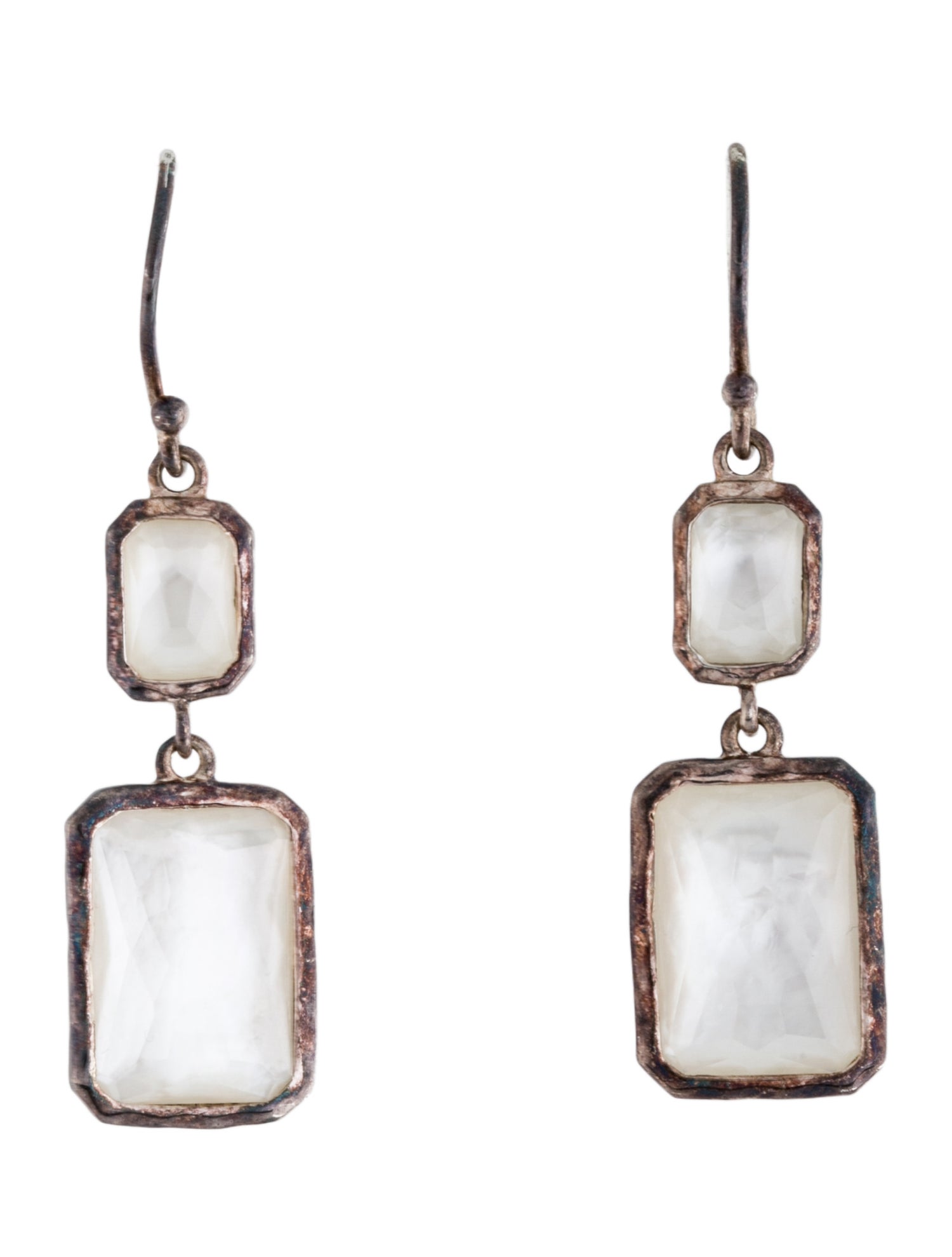 Ippolita Mother of Pearl & Quartz Doublet Drop Earrings