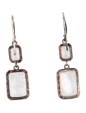 Ippolita Mother of Pearl & Quartz Doublet Drop Earrings