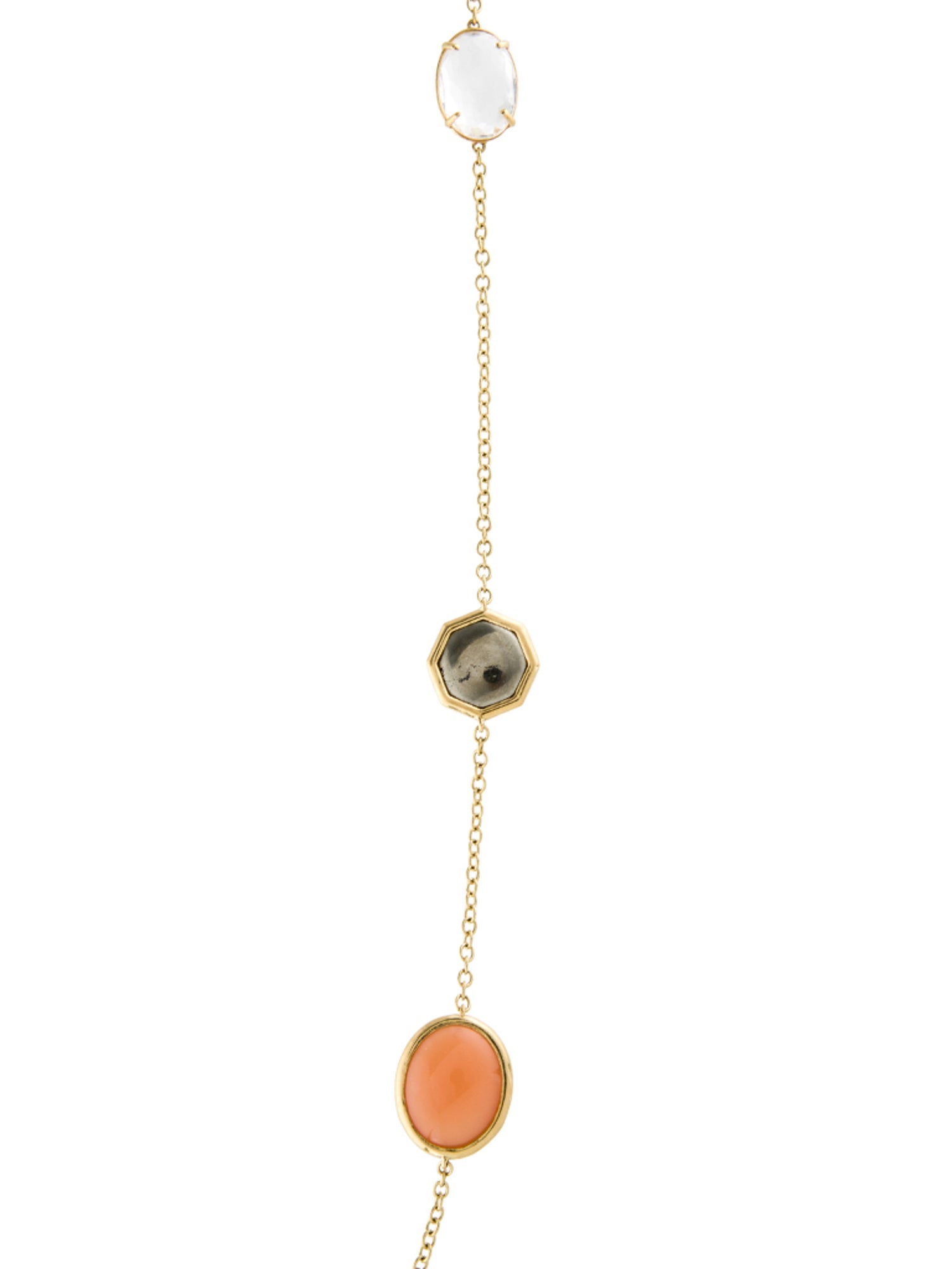 Ippolita 18K Multistone Station Necklace