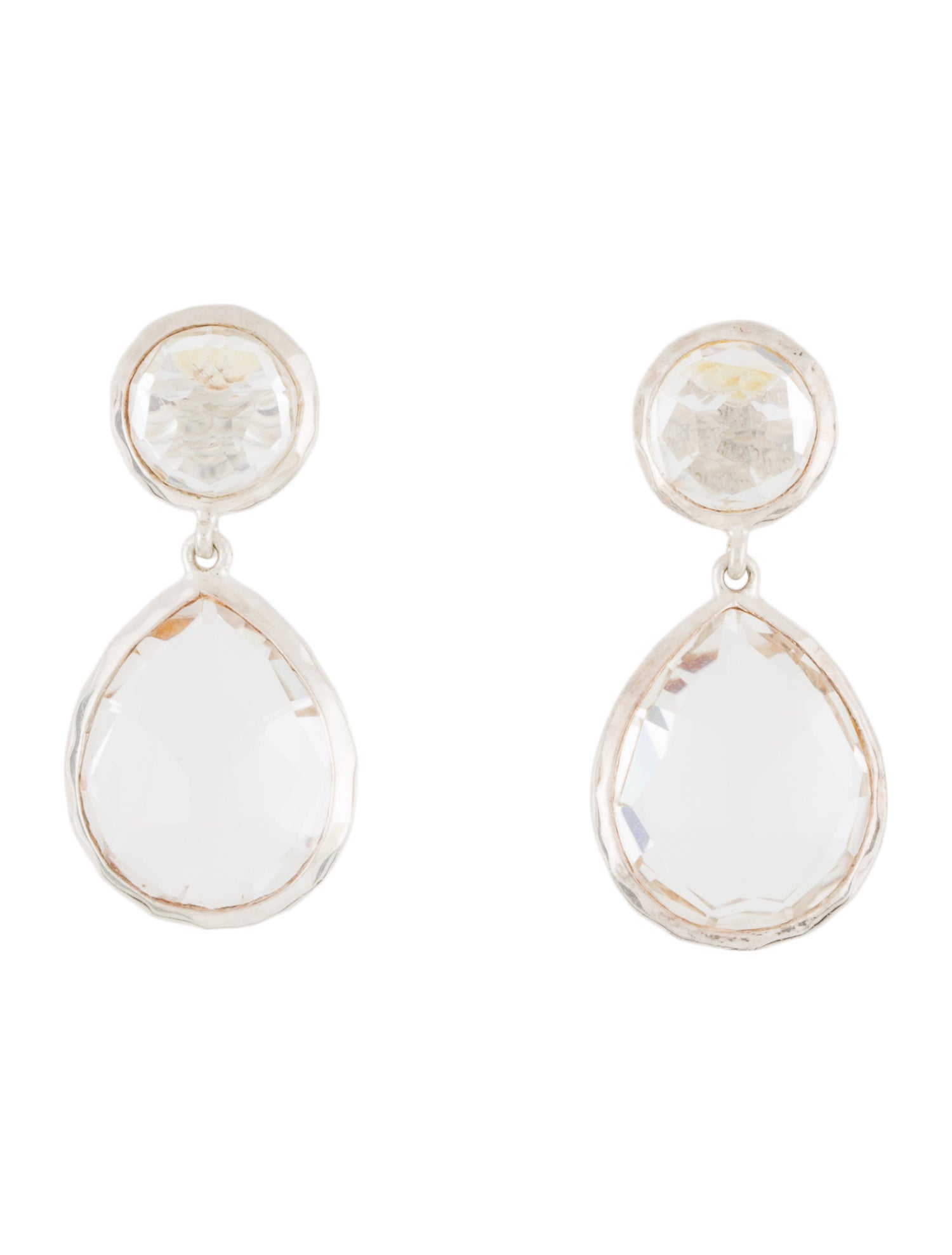 Ippolita Quartz 2-Stone Snowman Post Earrings