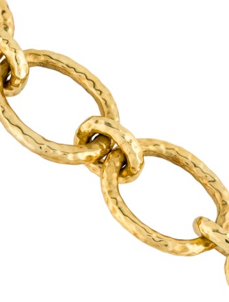 Ippolita 18K Large Hammered Bastille Link Bracelet