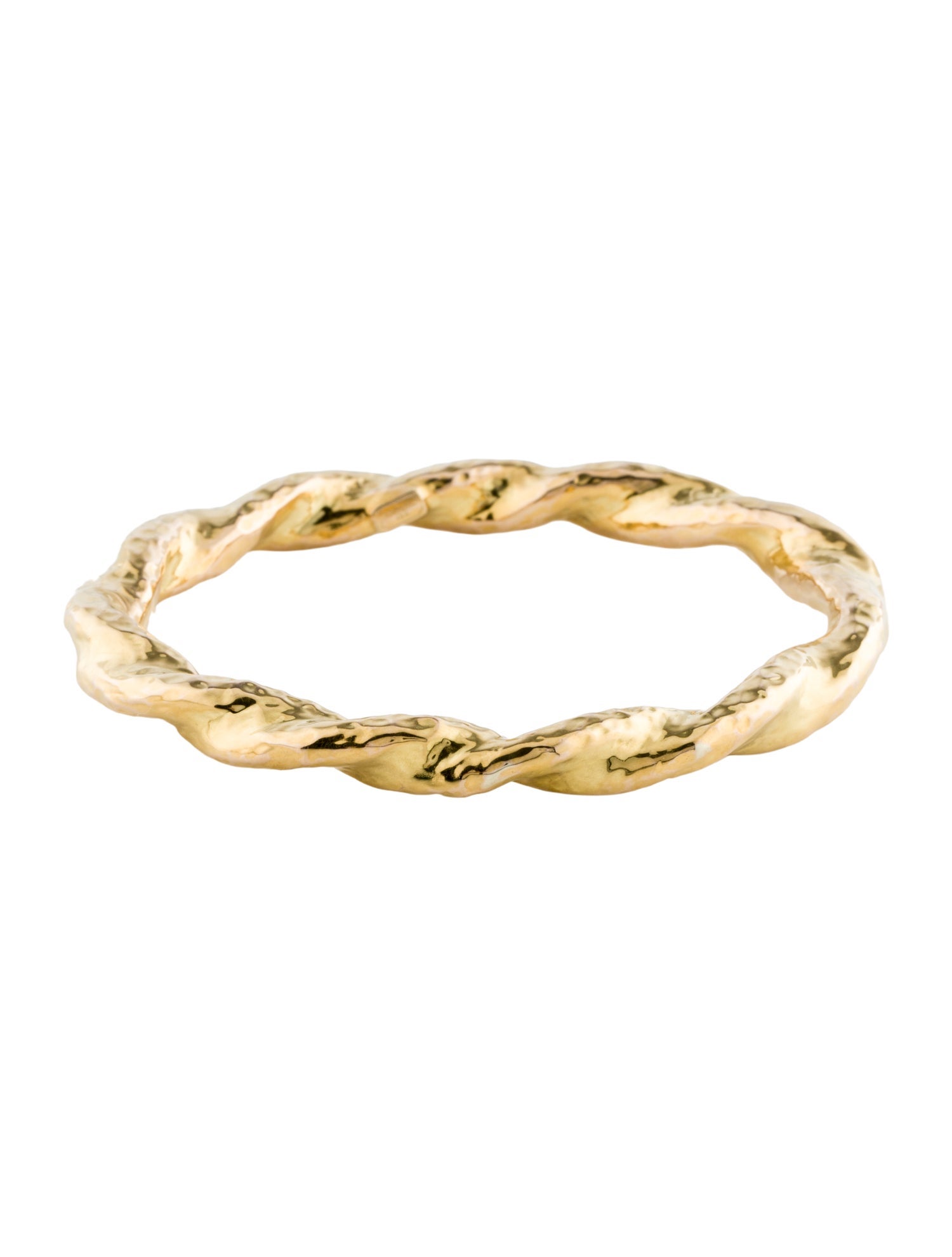Ippolita 18K Hammered Twisted Bangle