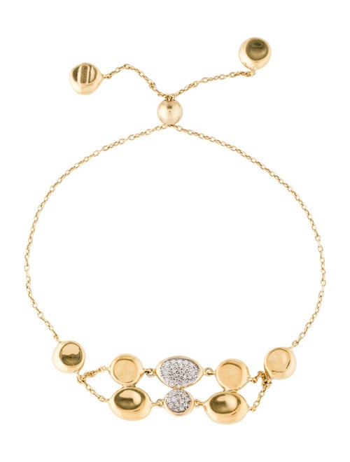 Ippolita 18K Onda Diamond Pebble and Chain Bracelet