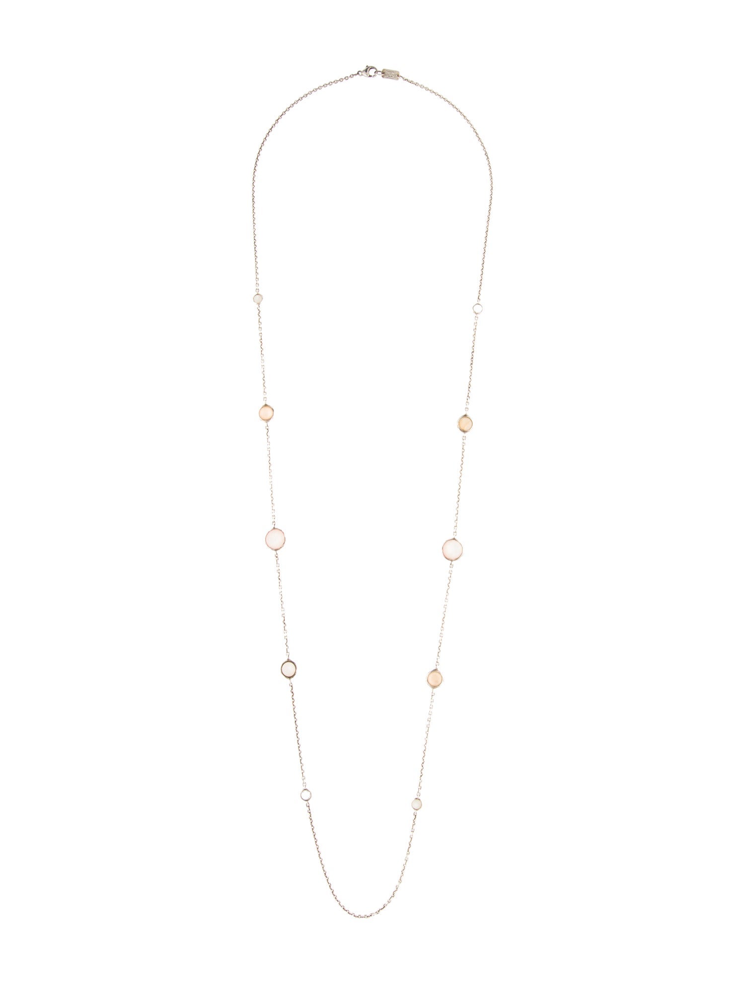 Ippolita Mother of Pearl & Quartz Doublet Station Necklace