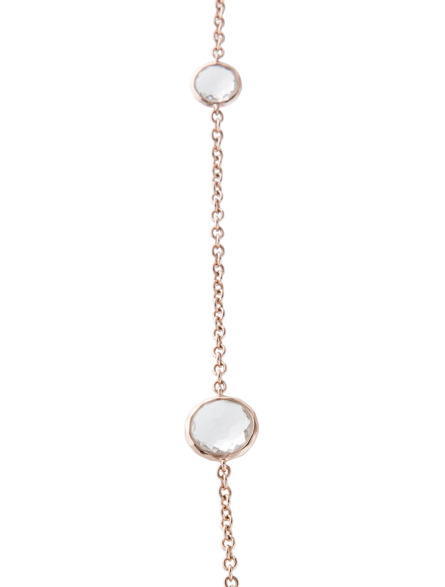 Ippolita Quartz Rose Paillette Lollipop Station Necklace