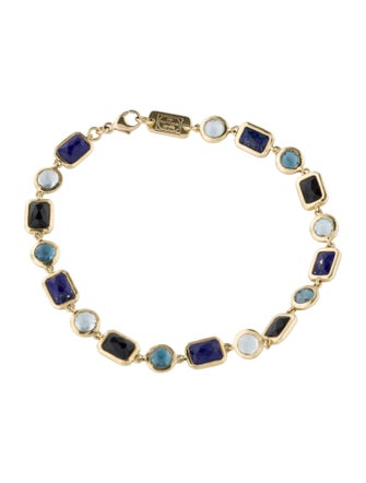 Ippolita 18K Topaz, Lapis Lazuli & Onyx Link Bracelet