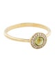 Ippolita 18K Peridot & Diamond Mini Lollipop Ring