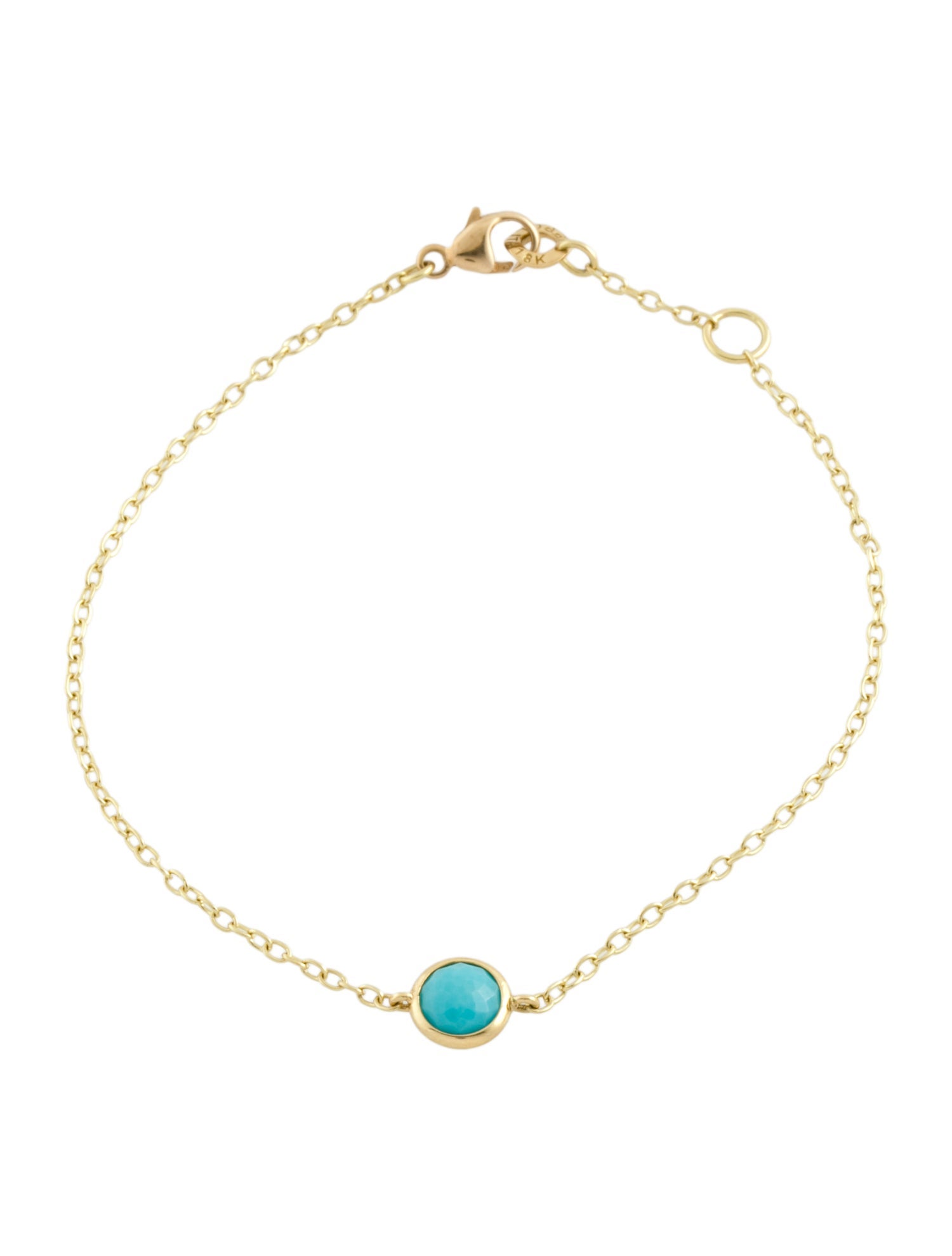 Ippolita 18K Turquoise Charm Bracelet