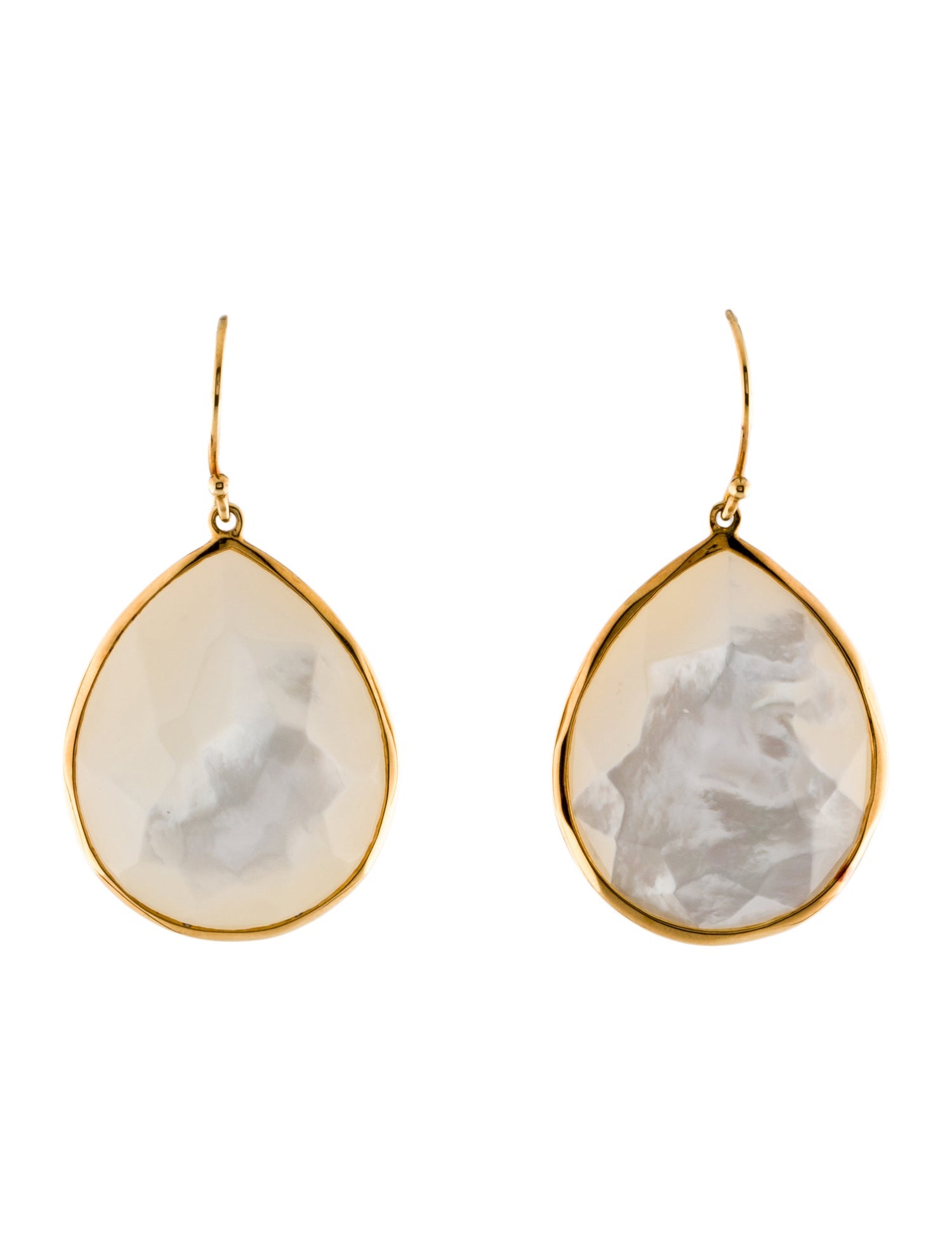 Ippolita 18K Mother of Pearl Large Teardrop Earrings