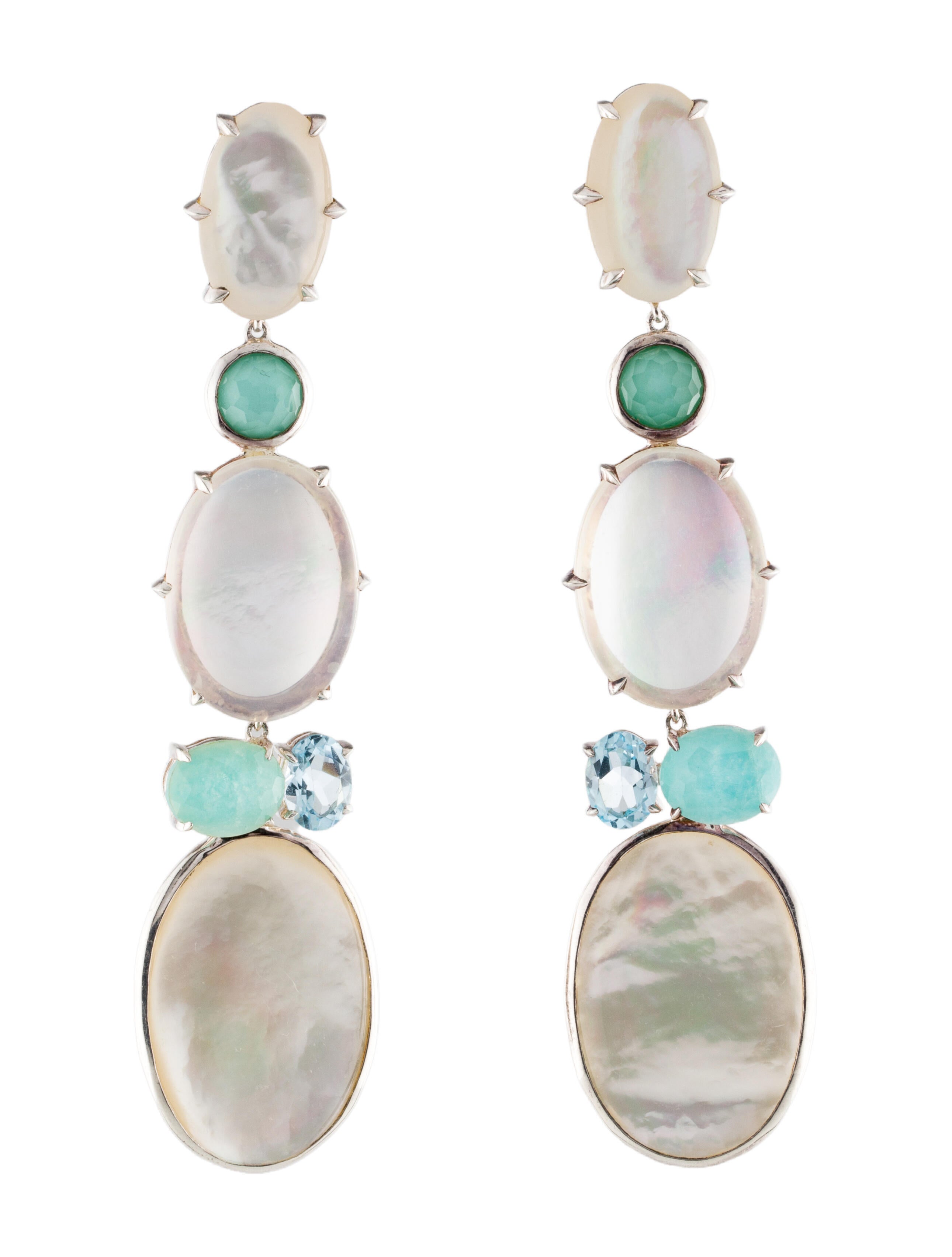 Ippolita Mother of Pearl & Multistone Luce Cascade Earrings
