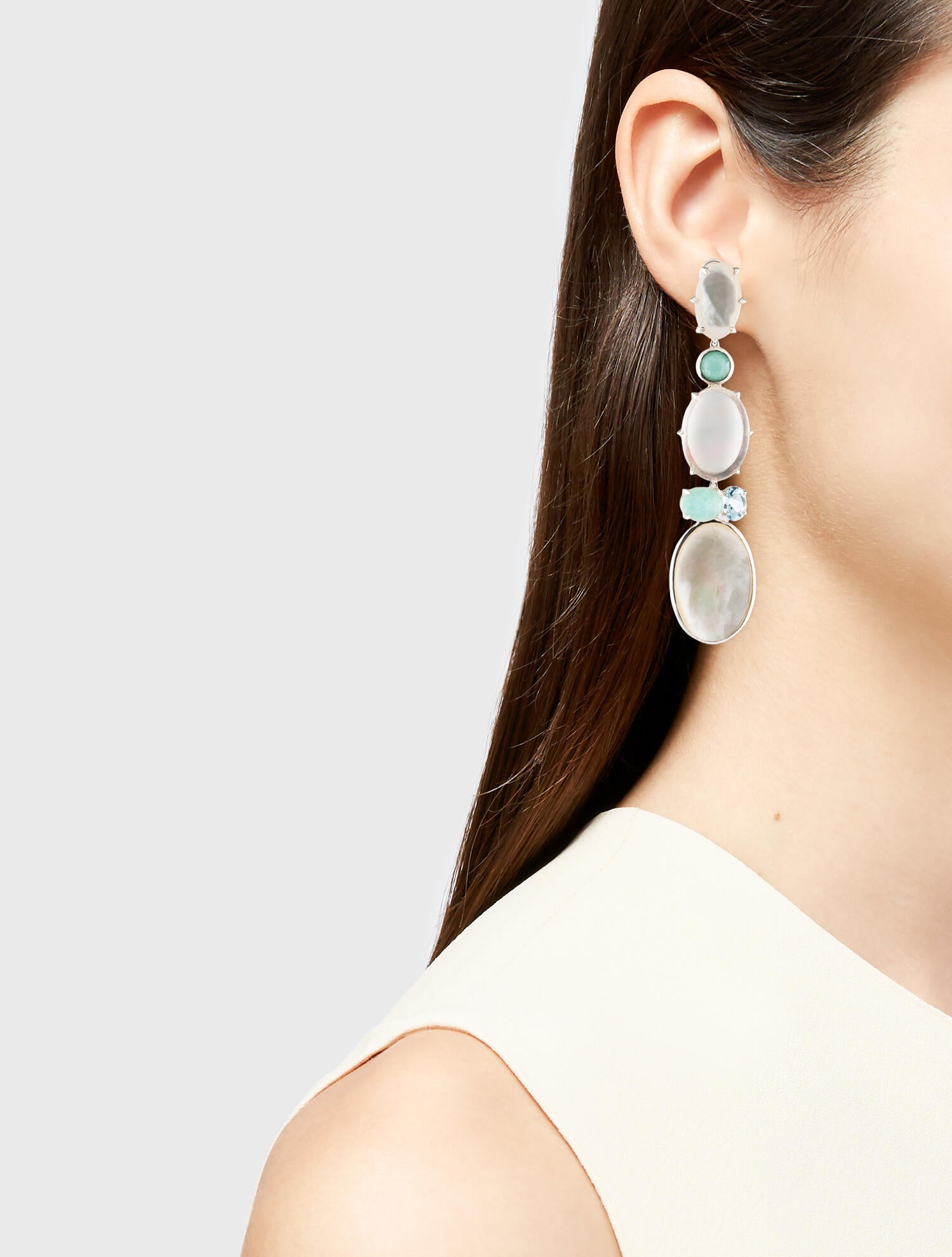 Ippolita Mother of Pearl & Multistone Luce Cascade Earrings
