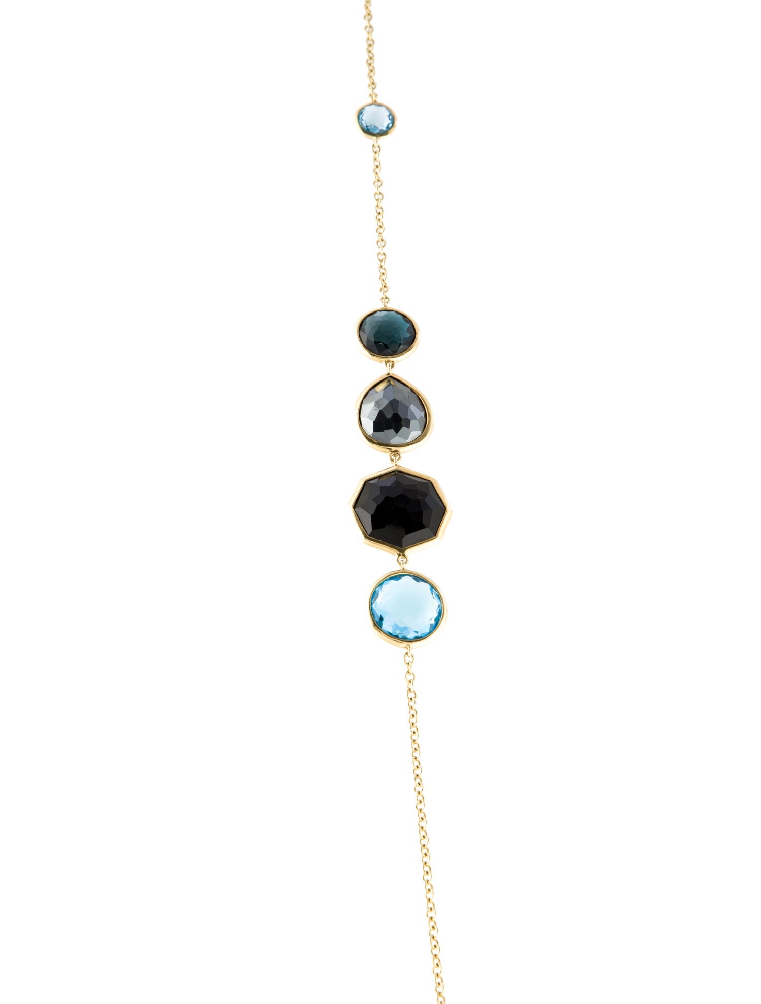 Ippolita 18K Multistone Station Necklace
