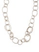 Ippolita Long Hammered Bastille Link Chain Necklace