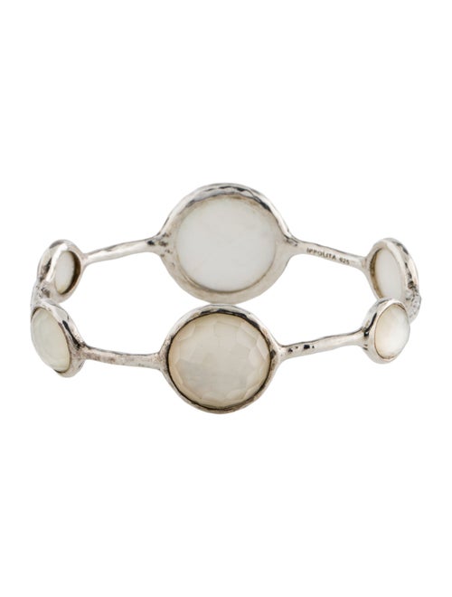 Ippolita Mother of Pearl & Quartz Doublet 6-Stone Bangle