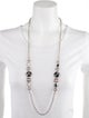 Ippolita Multistone Hammered Link Station Necklace