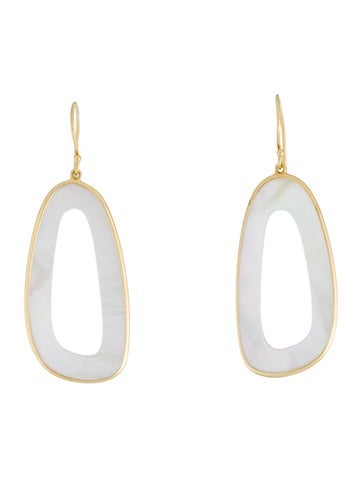 Ippolita Drop 18K Mother Of Pearl Frame Earrings