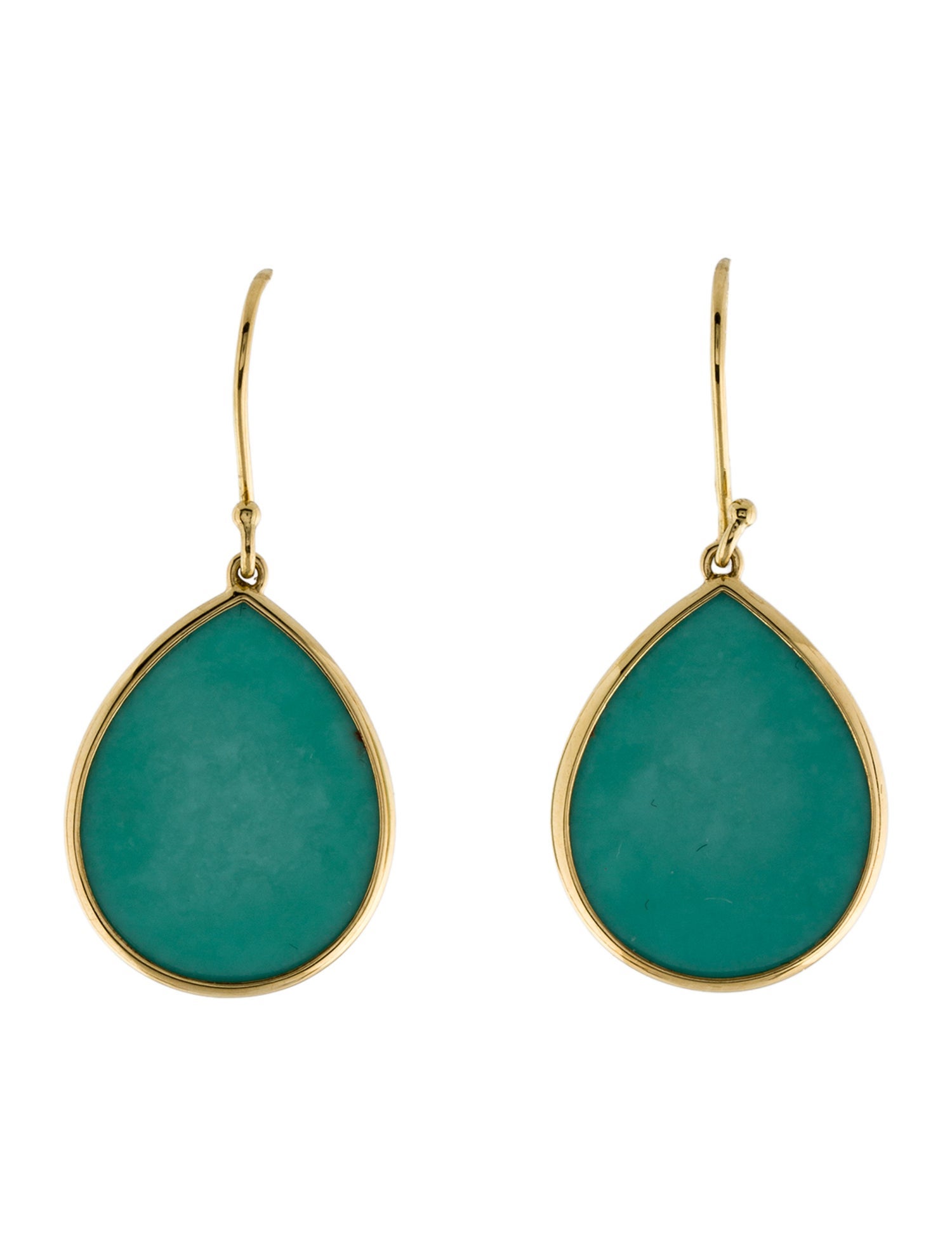 Ippolita 18K Turquoise Teardrop Earrings