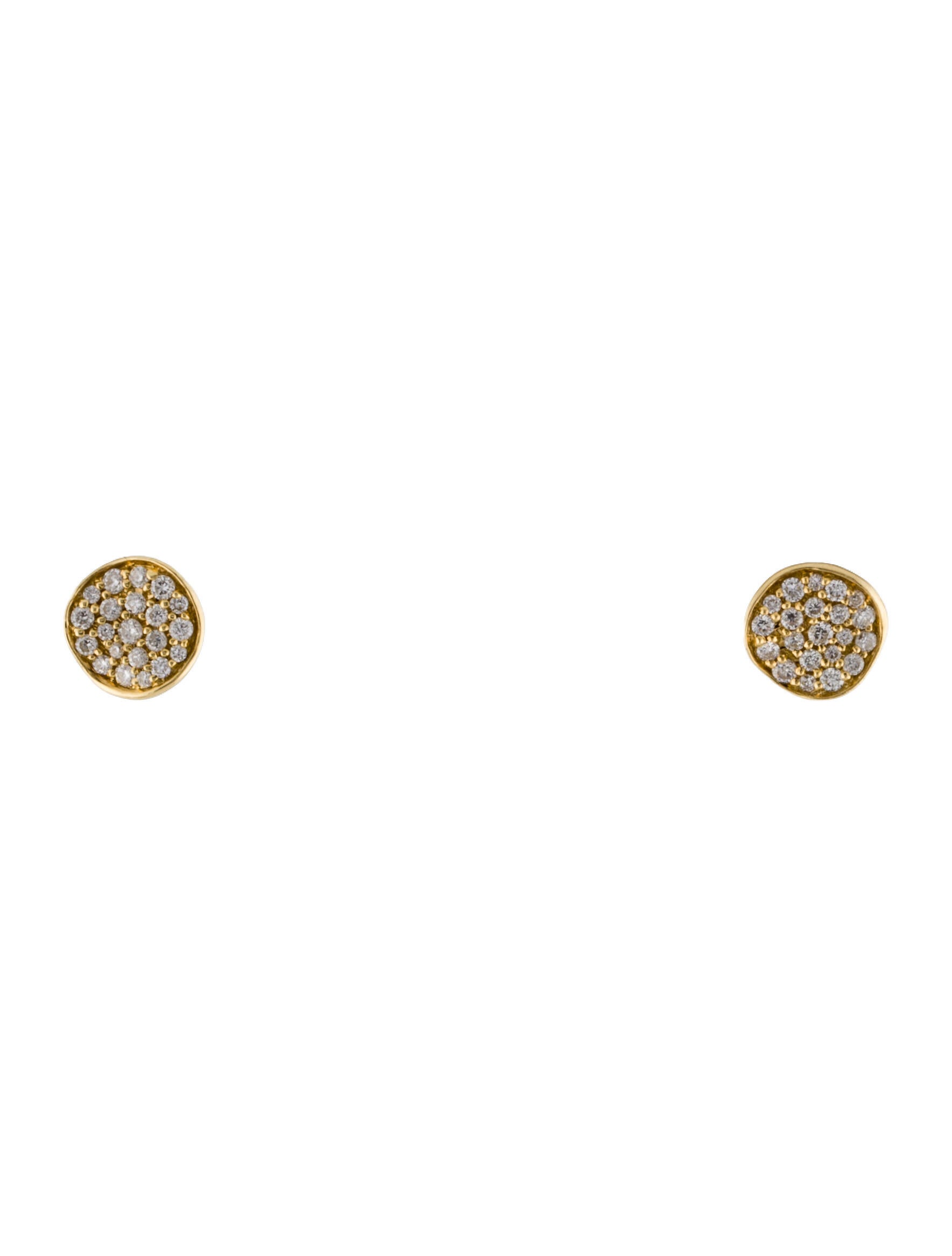 Ippolita 14K Diamond Mini Flower Stud Earrings