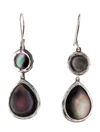 Ippolita Mother of Pearl & Quartz Rock Candy Double Drop Earrings