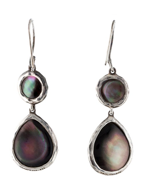 Ippolita Mother of Pearl & Quartz Rock Candy Double Drop Earrings