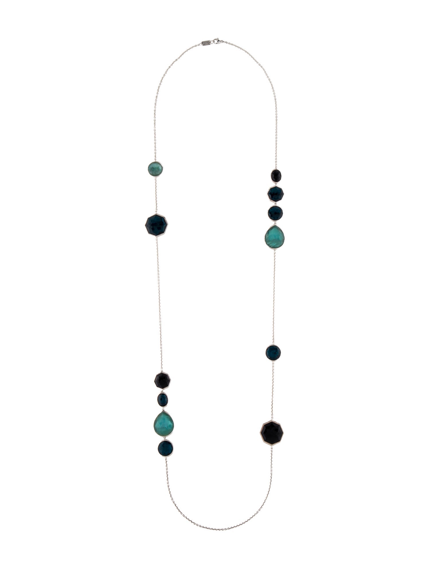 Ippolita Mother-of-Pearl, Quartz, Pyrite & Onyx Station Necklace