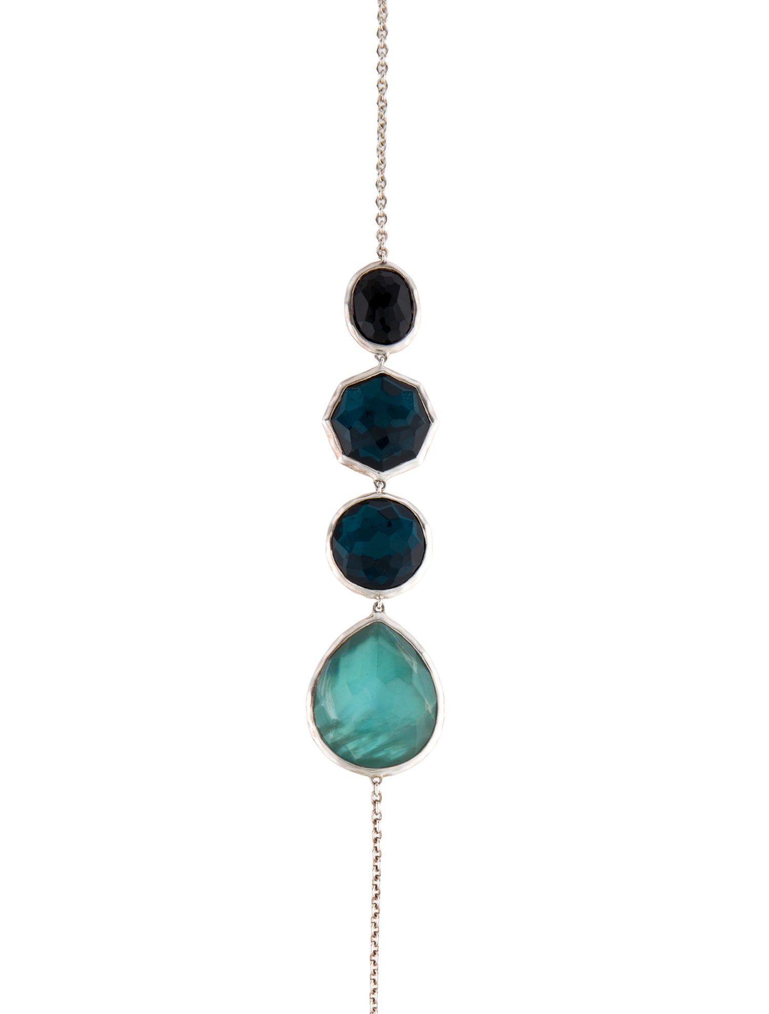 Ippolita Mother-of-Pearl, Quartz, Pyrite & Onyx Station Necklace
